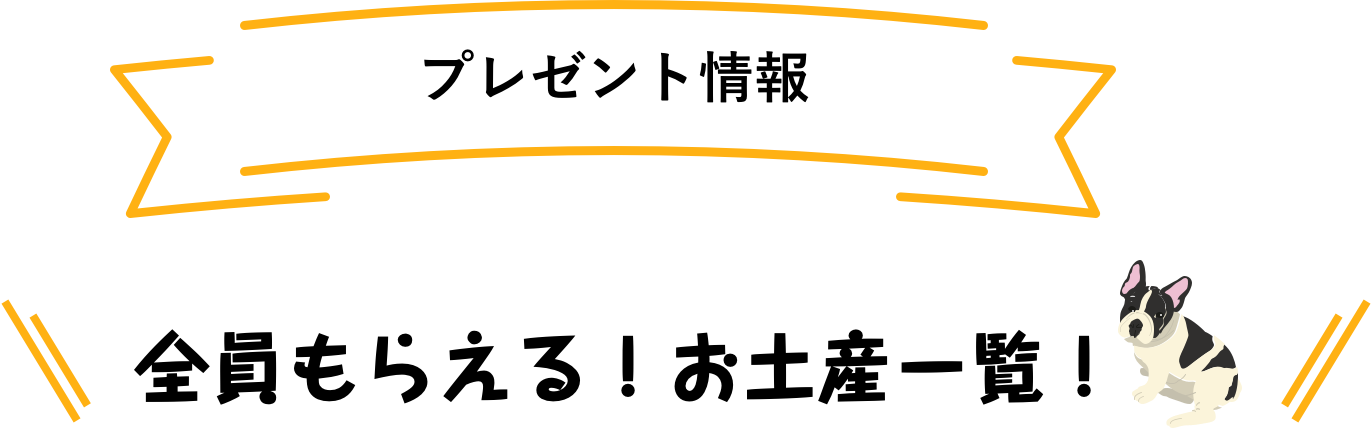プレゼント情報